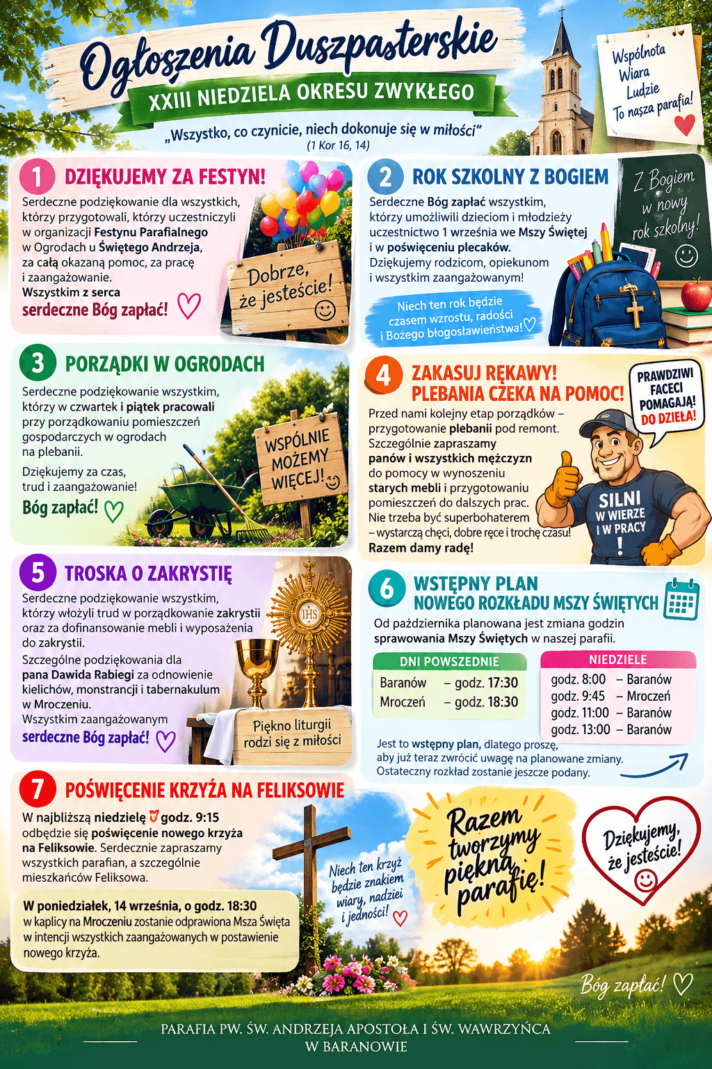 Ogłoszenia Parafialne i Intencje 06.09.2026, zdjęcie 2